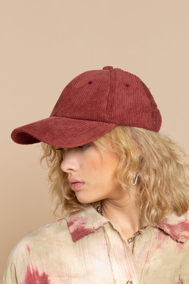 Take Me Out Corduroy Baseball Hat