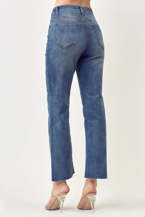 All Buttoned Up Straight Jeans
