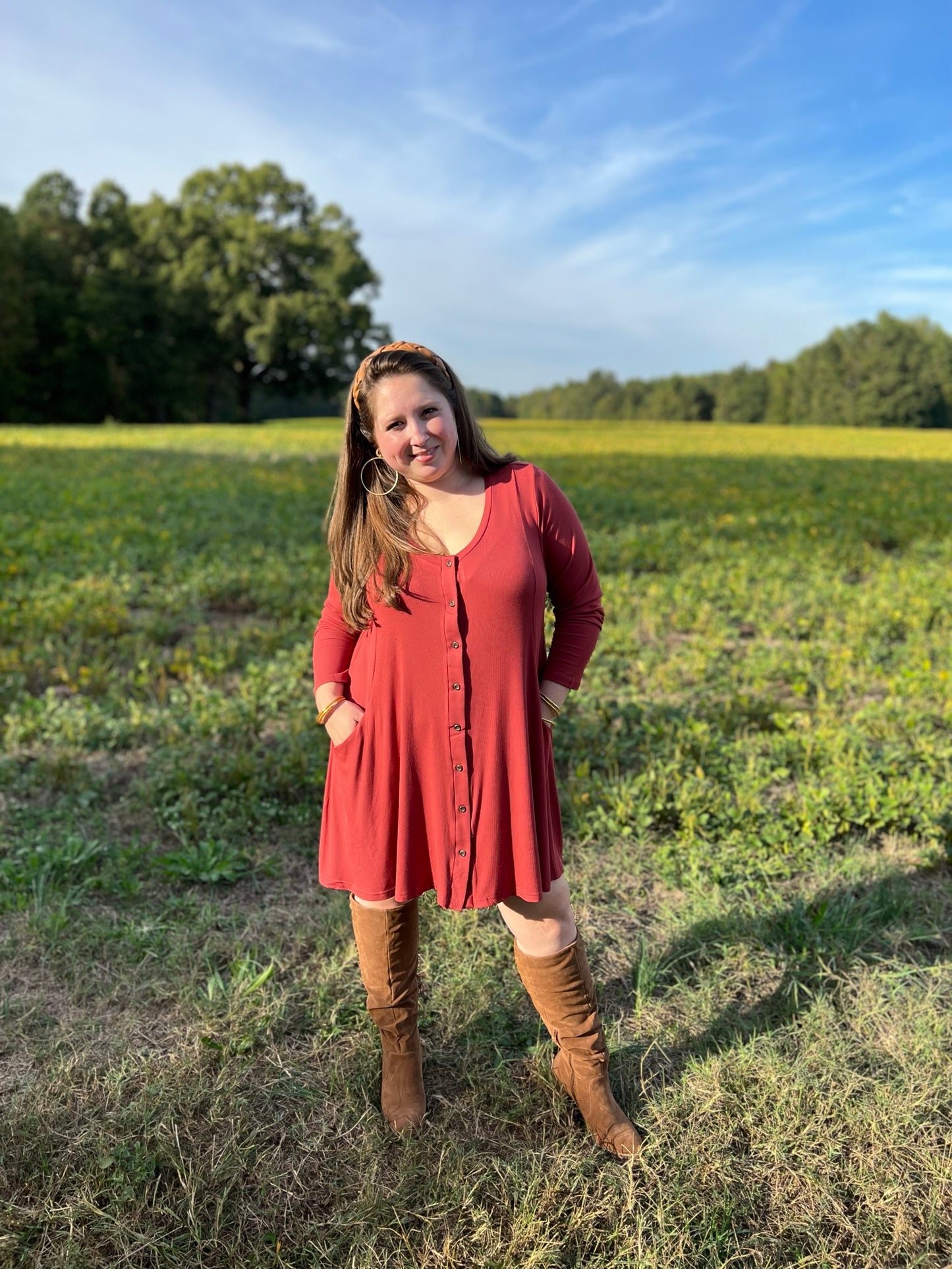 Hay Girl Hay Swing Dress