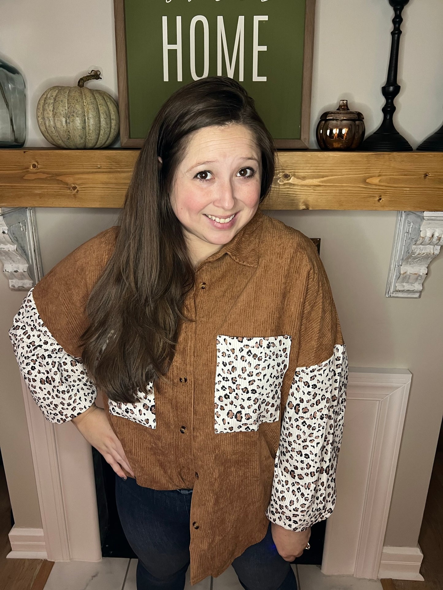 Roarin' Good Time Leopard Shacket