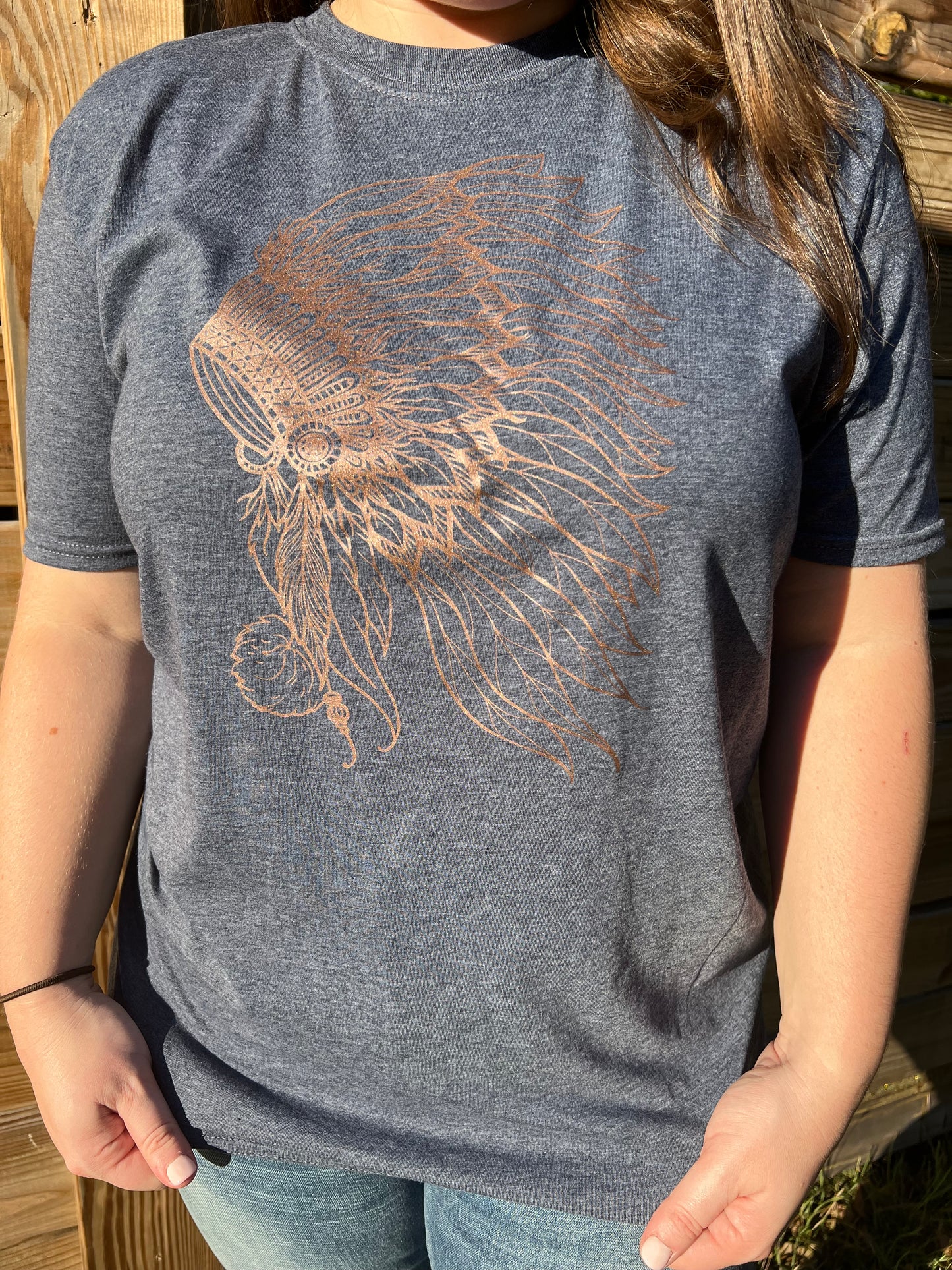 Native American Headdress Tee