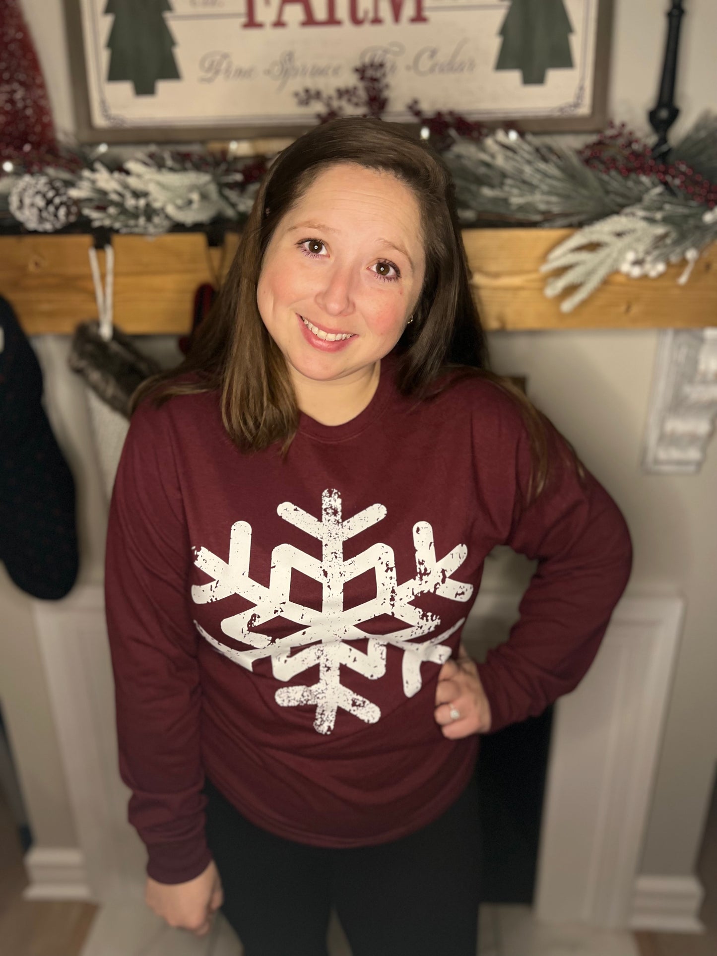 Snowflake Long Sleeve Tee