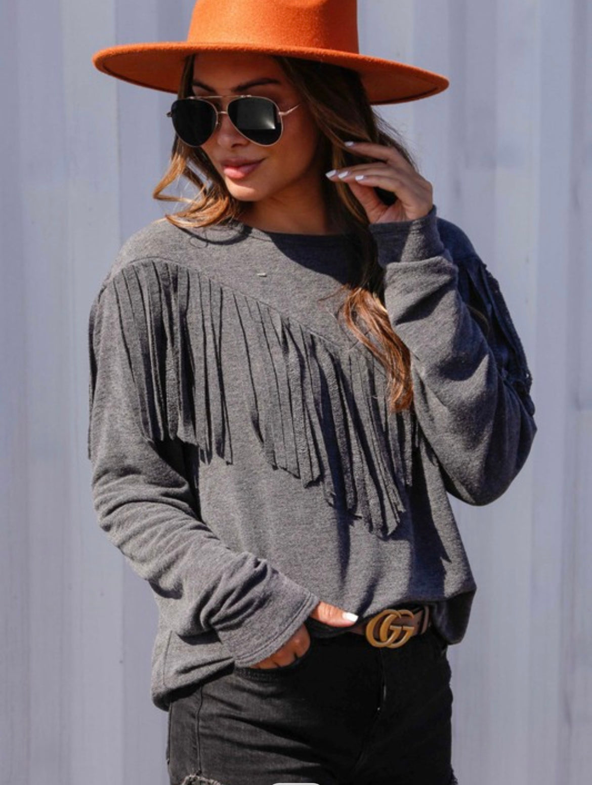 Free Range Fringe Top