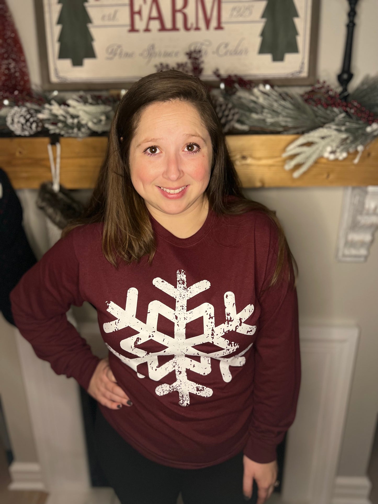 Snowflake Long Sleeve Tee