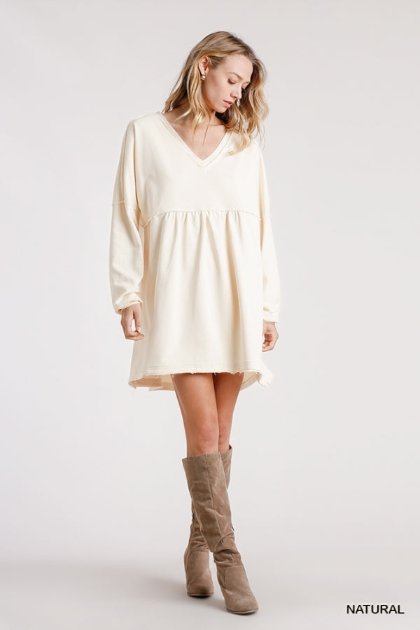Sweet Cream Babydoll Dress