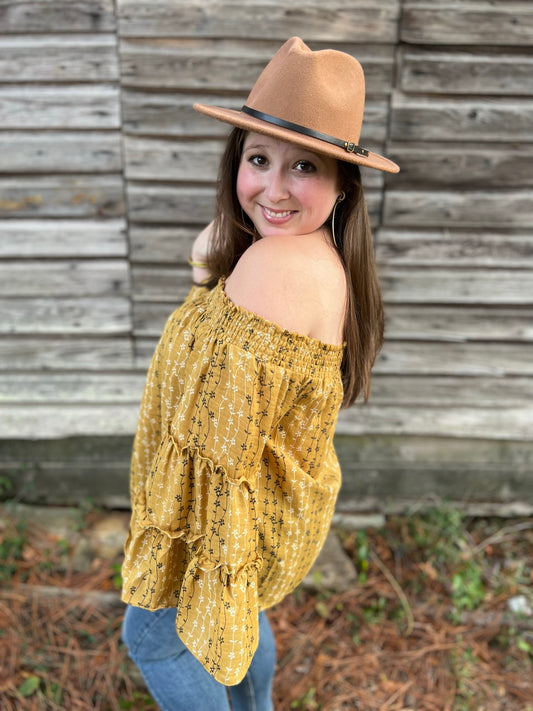 Autumn Sunset Smock Top