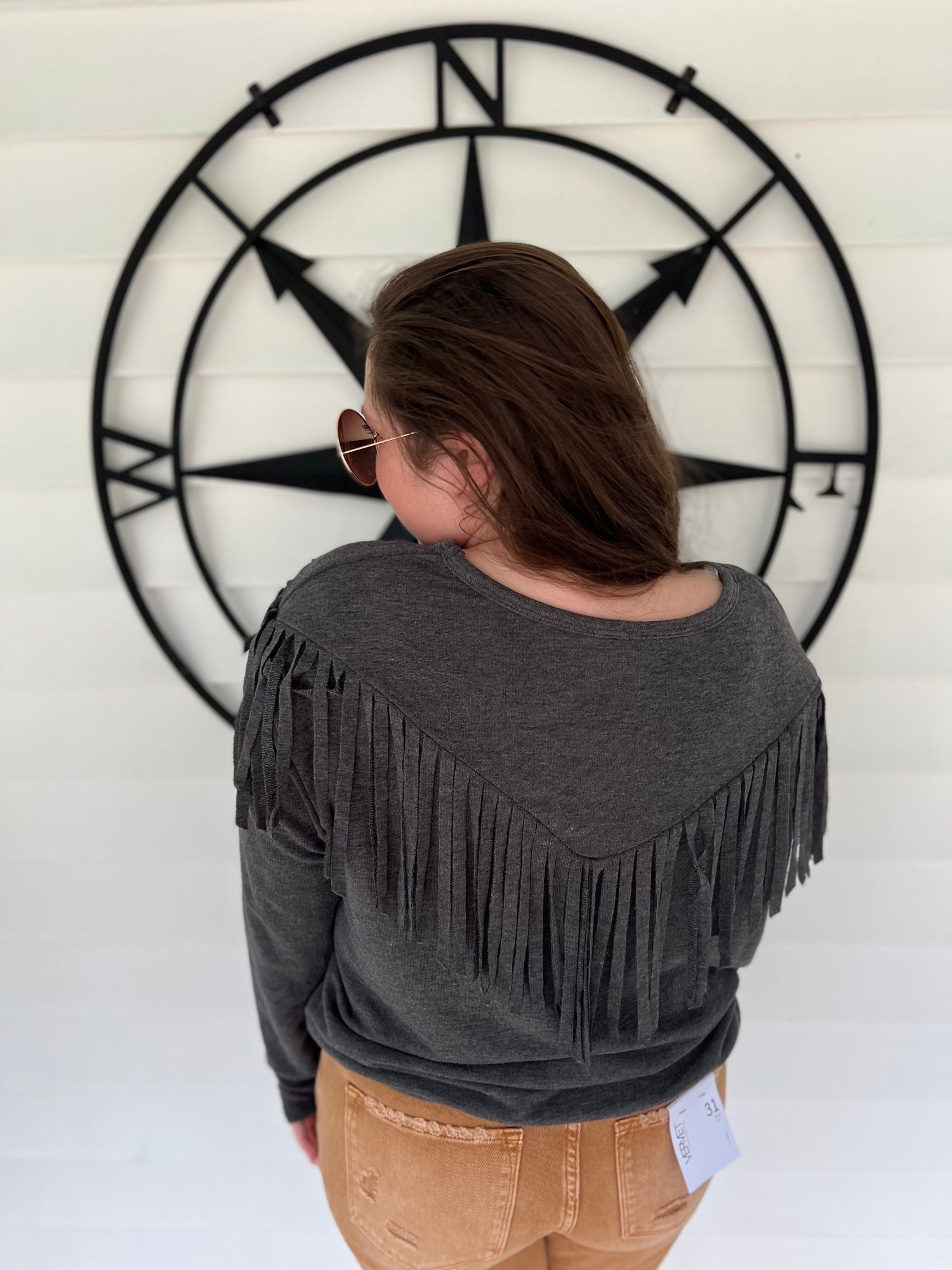 Free Range Fringe Top – Raising Kane Clothing Co. Free Range Fringe Top – Raising Kane Clothing Co.
